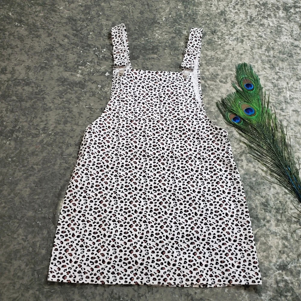 Kendall & Kylie Leopard Overall‎ Dress